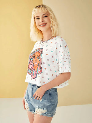 TANDUL  Casual Regular Sleeves Printed Women Multicolor Top