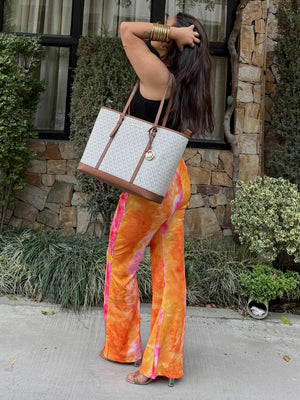 TANDUL  Women Regular Fit Multicolor Lycra Blend Trousers