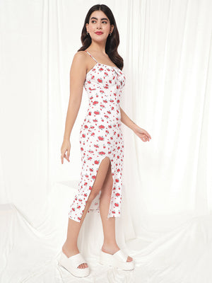TANDUL  Women Bodycon White Dress