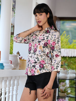 TANDUL Women Floral Printed  Shirt
