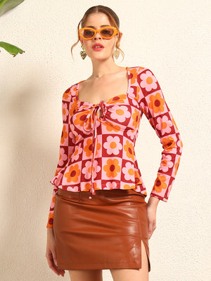 TANDUL Women Floral Printed Top