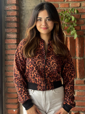 TANDUL Women Striking Leopard Printed Jacket