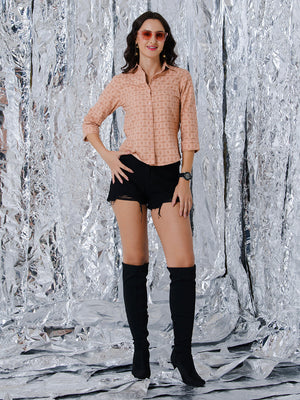 TANDUL  Women Regular Fit Printed Casual Shirt