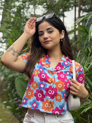 TANDUL Women Vibrant Floral Shirt