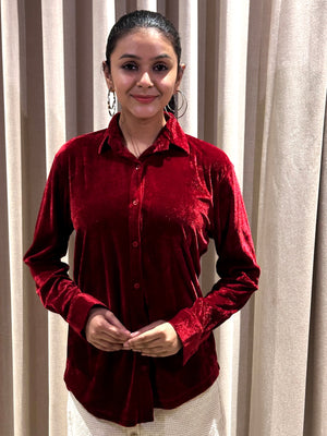 TANDUL Women Regular Fit Solid Casual Shirt
