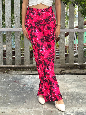 TANDUL  Women Pink Floral Printed Trouser