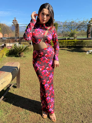 TANDUL Women Stunning Floral-Patterned Dress
