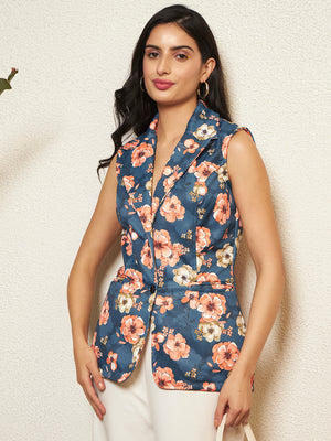 TANDUL Women Stunning Floral Printed Vest