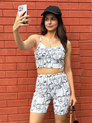 TANDUL  Women Bodycon Multicolor Co-ord Set