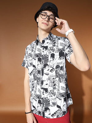 TANDUL Men Regular Fit Printed Casual Shirt