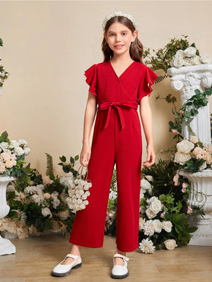TANDUL Solid Girls Jumpsuit