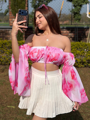 TANDUL Women Stunning Floral Printed Top