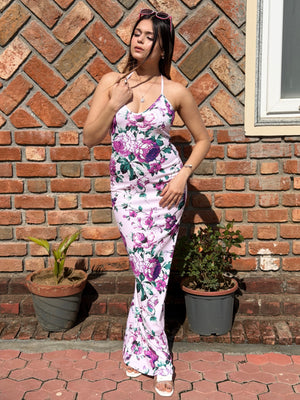 TANDUL Women Purple Floral Printed Dress