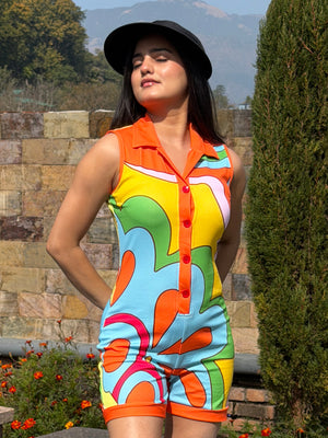 TANDUL Women Multicolor Playsuit