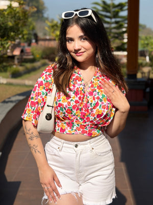 TANDUL Women Stunning Floral Top