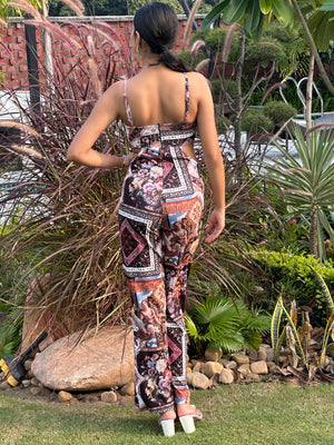 TANDUL Stunning Floral Printed Jumpsuit
