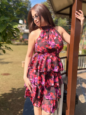 TANDUL Women Stunning Floral Georgette Dress