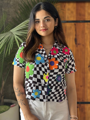 TANDUL Women Vibrant Floral Shirt