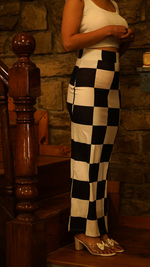 TANDUL Women Argyle Pencil Multicolor Skirt
