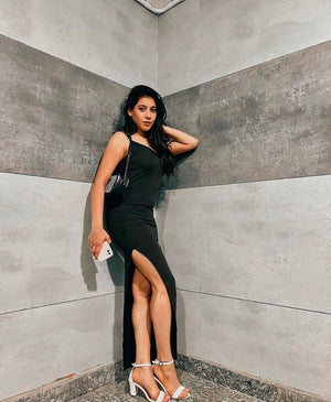 TANDUL  Women Bodycon Black Dress