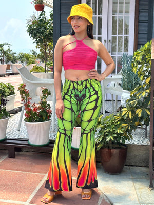 TANDUL Women Butterfly Printed Flared Trouser