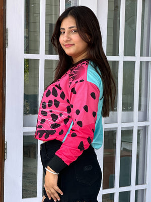 TANDUL Women Tiger Printed Sweatshirt
