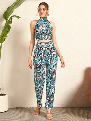 TANDUL Women Stunning Animal Printed Co-ord Set