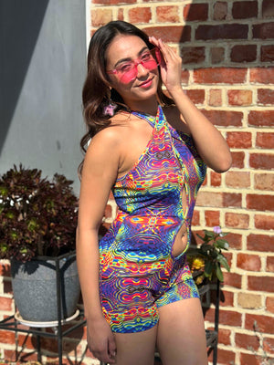TANDUL Women Multicolor Printed Playsuit