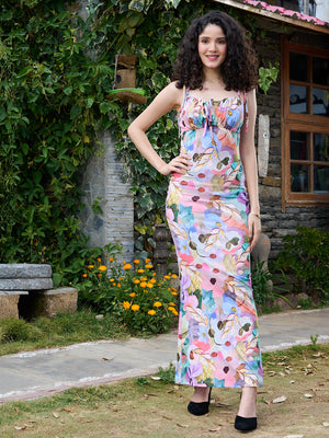 TANDUL Women Multicolor Floar Printed Dress