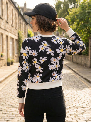 TANDUL Women Full Sleeve Printed Sweatshirt
