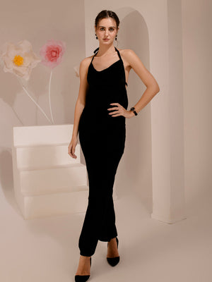 TANDUL  Women Bodycon Black Dress