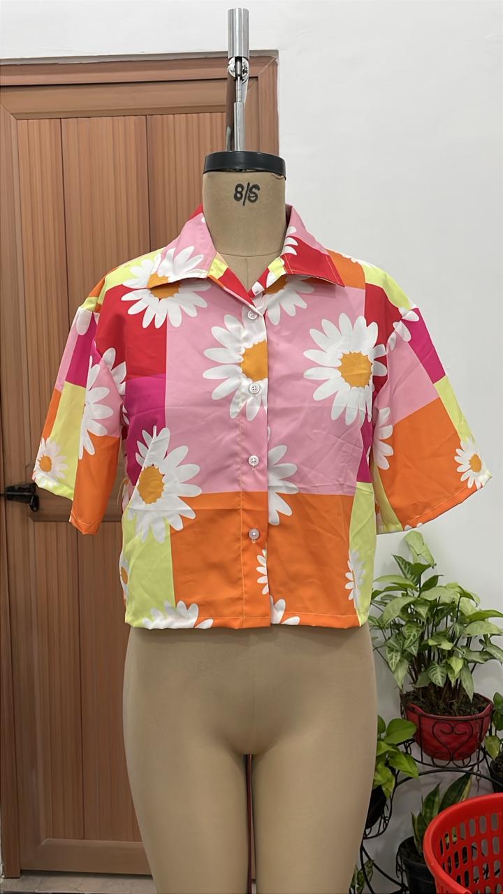 TANDUL Women Vibrant Floral Printed Shirt