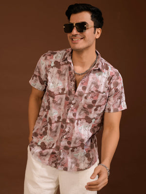 TANDUL  Men Regular Fit Printed Casual Shirt