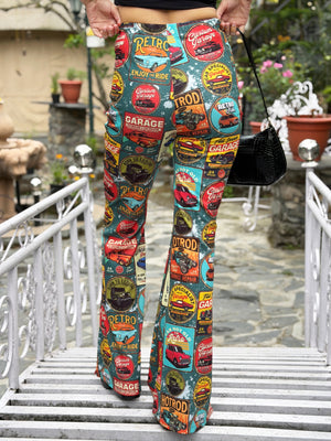 TANDUL Women Multicolour Flared Trousers