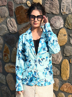 TANDUL Women Multicolor Floral Printed Blazer