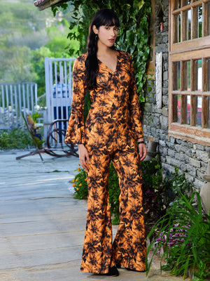 TANDUL Women Sunflower Printed Jumpsuit
