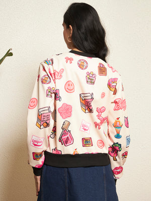 TANDUL Women Cartoon Printed Jacket