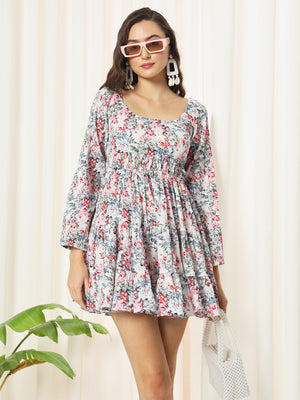 TANDUL  Women Fit and Flare Multicolor Dress