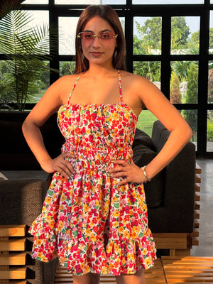 TANDUL Women Multicolor Floral Printed Dress
