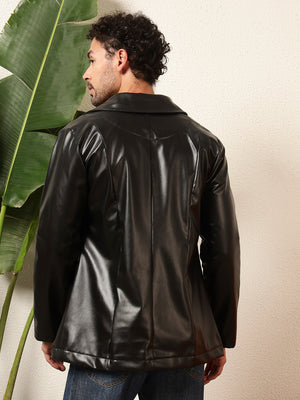 TANDUL Men's Solid Single Breasted Blazer