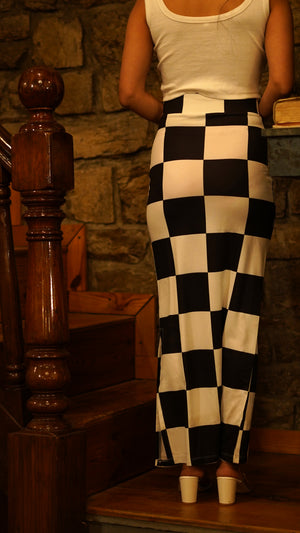 TANDUL Women Argyle Pencil Multicolor Skirt