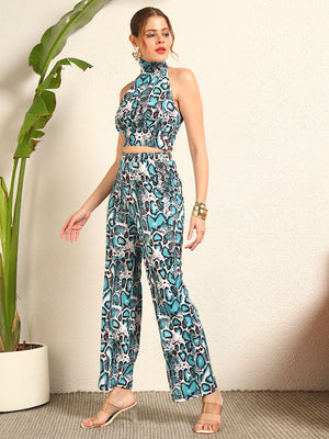 TANDUL Women Stunning Animal Printed Co-ord Set
