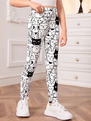 TANDUL  Legging For Girls  (Multicolor Pack of 1)