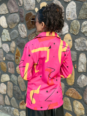 TANDUL Women Striking Pink Blazer