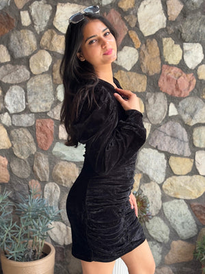 Women Bodycon Black Dress