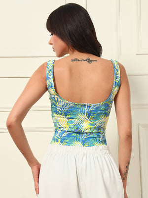 ELTIRE Tropical Printed Swimsuit