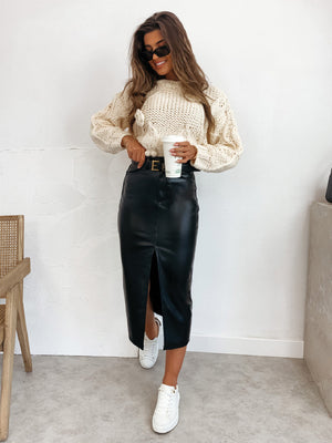 TANDUL  Women Solid Tube Black Skirt