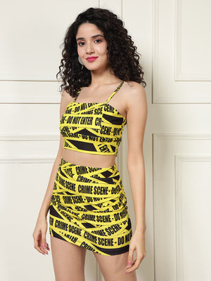 TANDUL Women Yellow Printed Co-ord Set