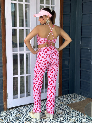 TANDUL KOREAN TRENDY HEART COORD SET