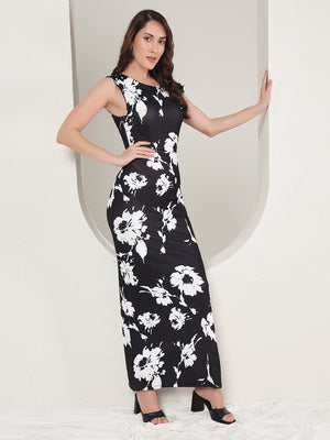 TANDUL  Women Bodycon Black Dress